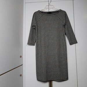 Hatch Maternity Gingham Shift Dress Size 0 Black/White